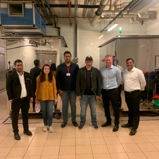 DMS Venture and JW Marriott teams after smart bin composter installation