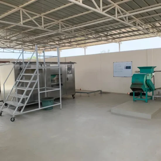 Smart bin composter in operation at Oman LNG facility