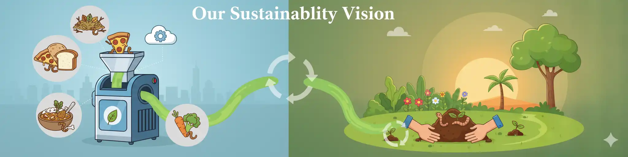 Smart Bin food composter transforming organic waste into nutrient-rich compost within 24 hours