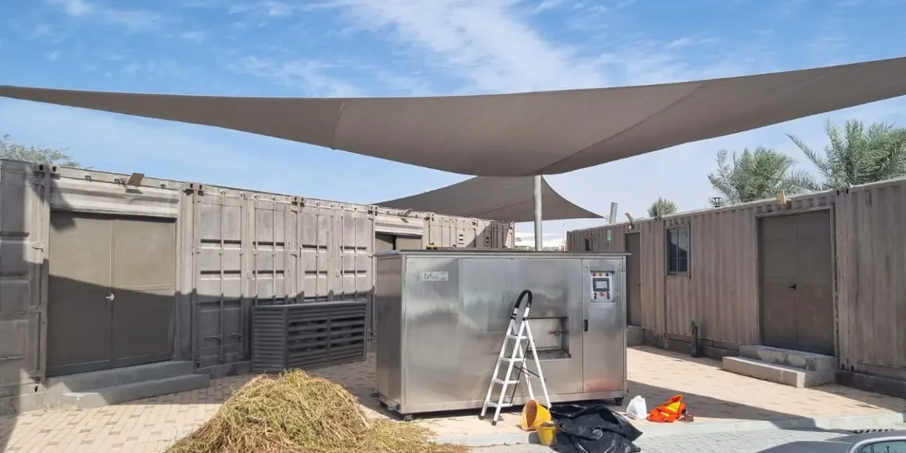 Smart bin food composter with 250 to 500 KG capacity for commercial use